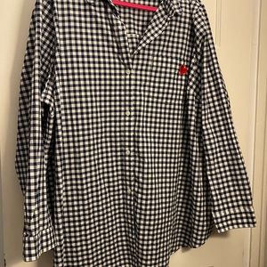 Women’s Plus 3X Old Navy Gingham Checkered Heart Shirt